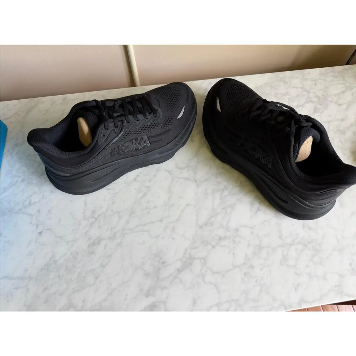 Hoka shoes - Hoka One One Bondi 9 1162016-BBLC - 1162016-BBLC - Black 2