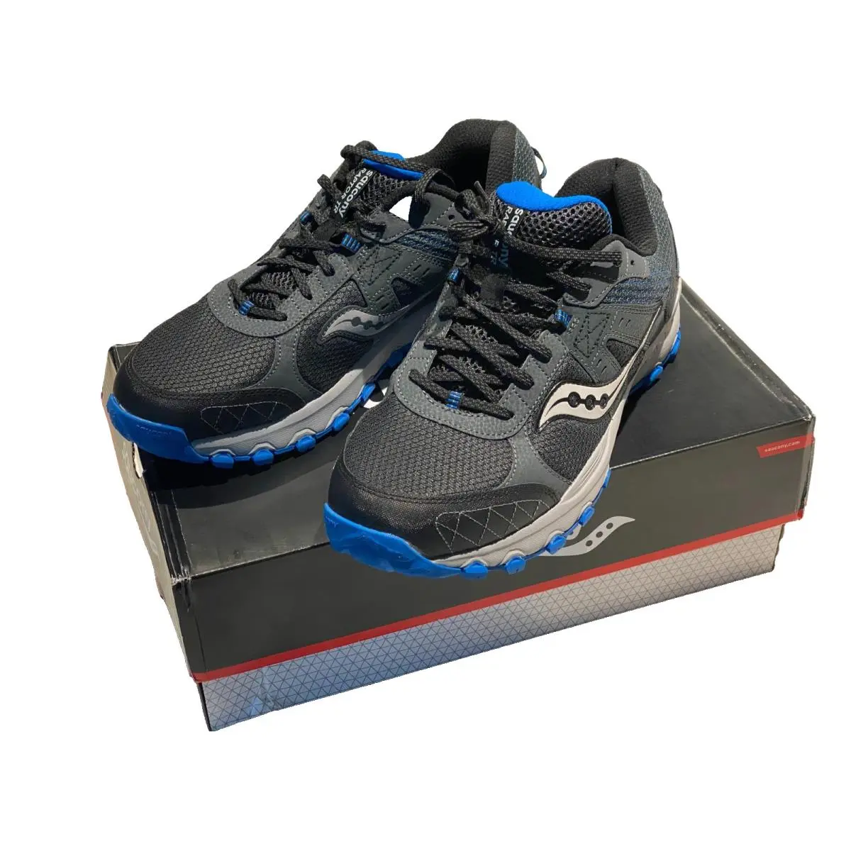 Men`s Saucony Grid Raptor TR 2 Size 12 Charcoal/blue