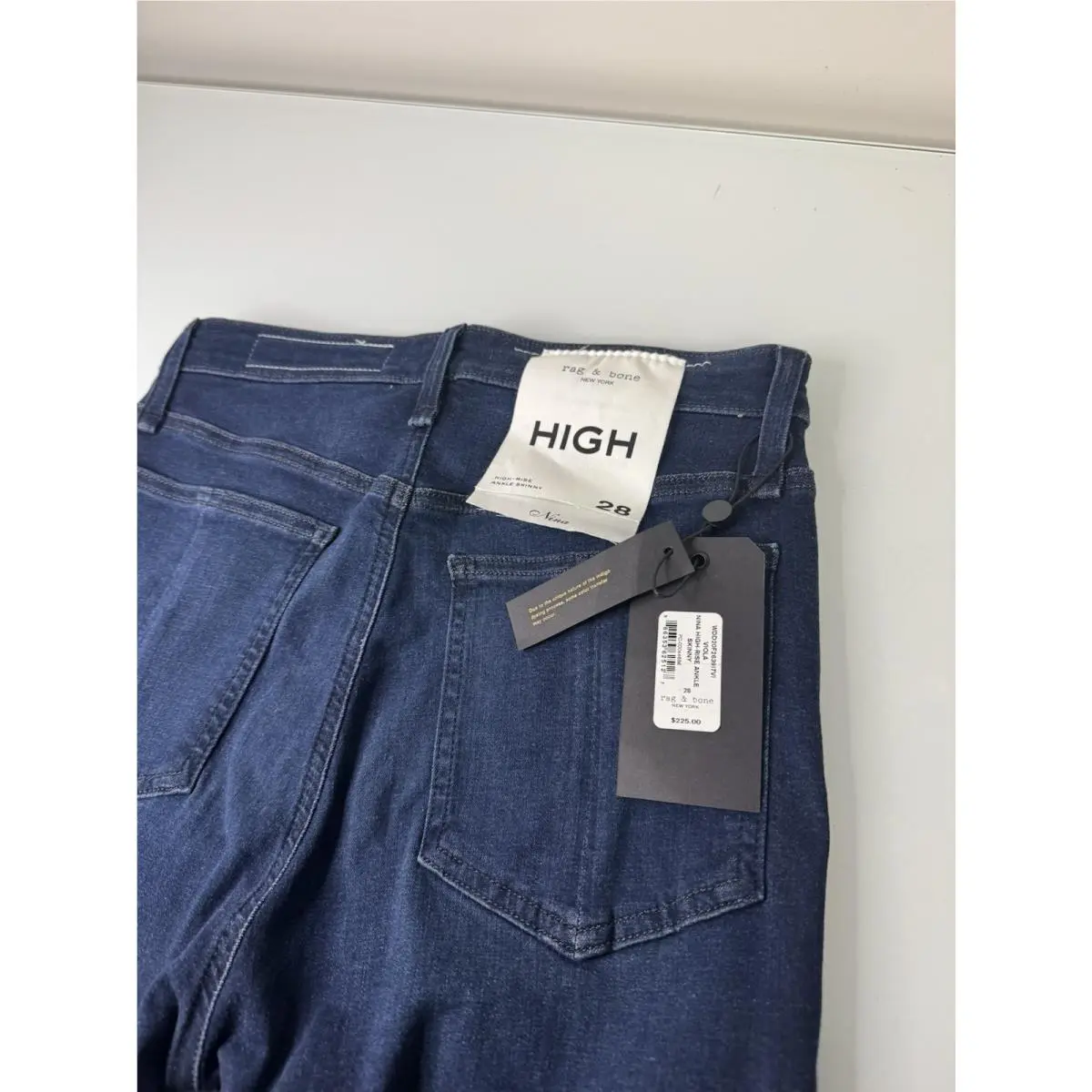 Women’s Rag Bone Nina High Rise Ankle Skinny Jeans Size 28 Viola
