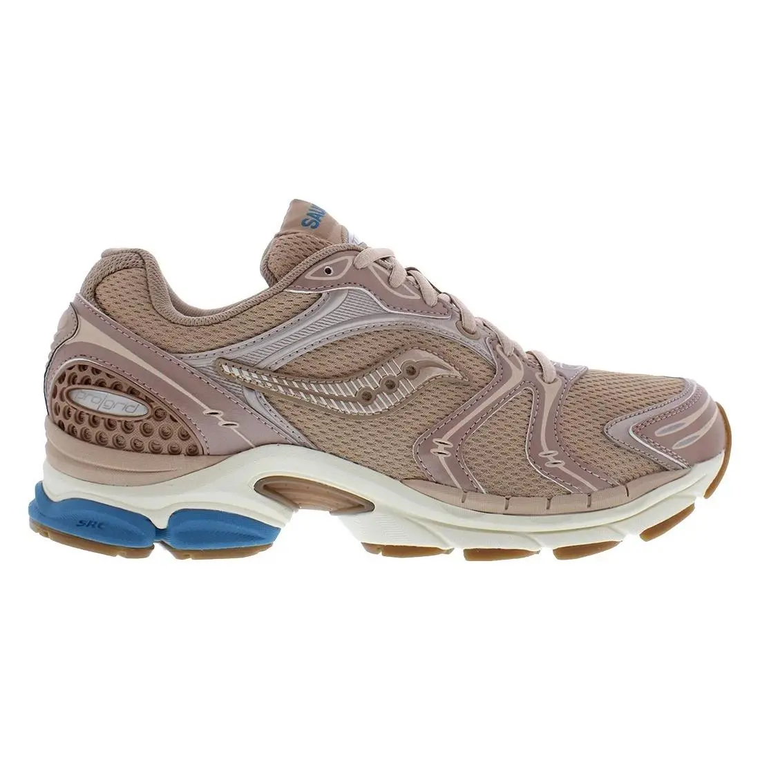 Saucony Progrid Triumph 4 Mens Size 12 Running Shoes Tan/royal Sneakers S70805-3 - Tan/Royal
