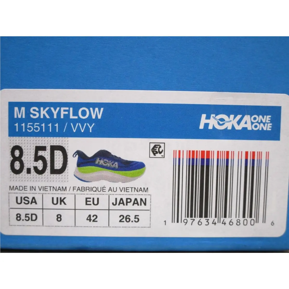 Hoka shoes - Hoka Skyflow - Skyflow - varsity navy / electric cobalt 4