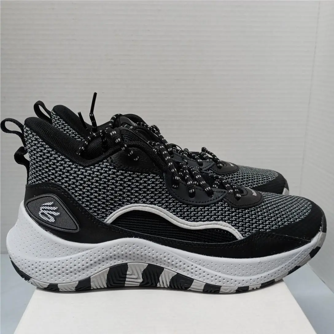 Under Armour Curry 3Z 24 Men`s Basketball Shoes Black Gray Size 8.5