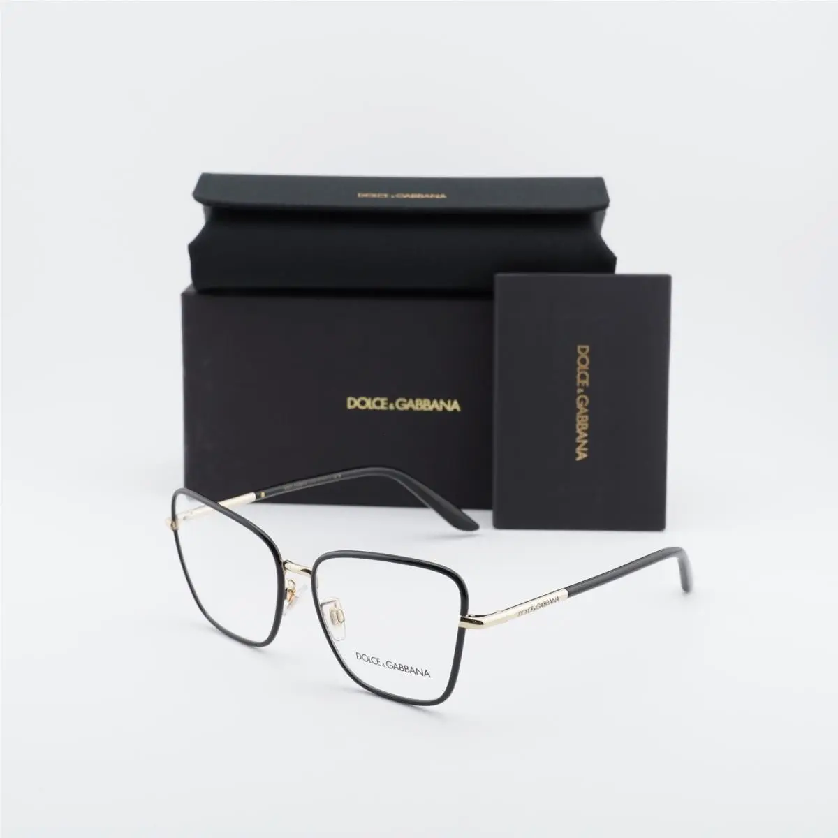 Dolce Gabbana DG1359 1334 Black/gold 57mm Eyeglasses