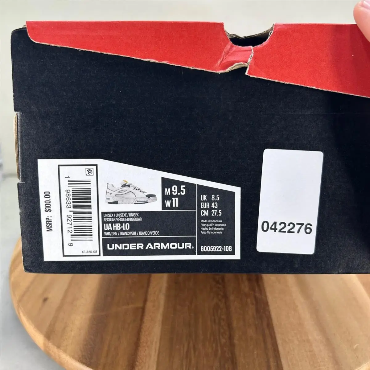 Under Armour shoes - UA HB-LO - White 0
