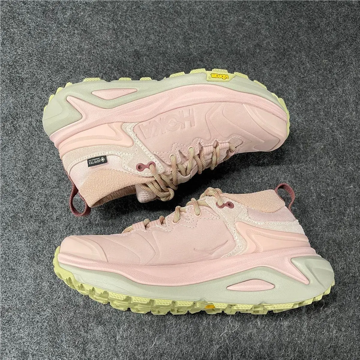 Hoka Kaha 3 Low Gtx Hiking Shoes Women`s Size US 5.5 B Rose Latte