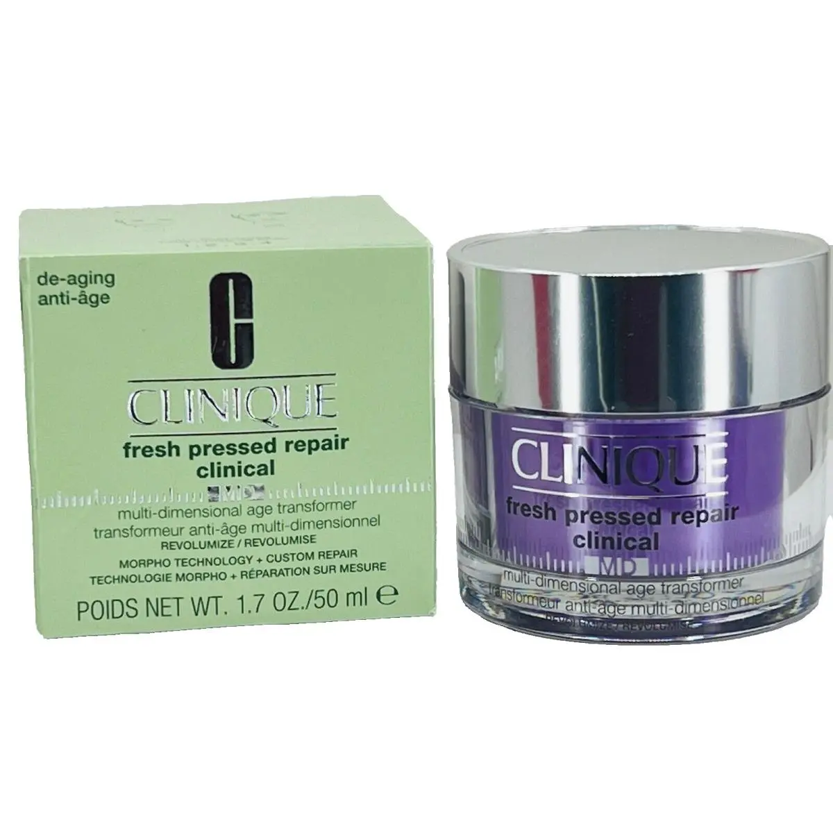 Clinique Fresh Pressed Repair Clinical MD Multi-dimensional Age -50ml/1.7oz -nib