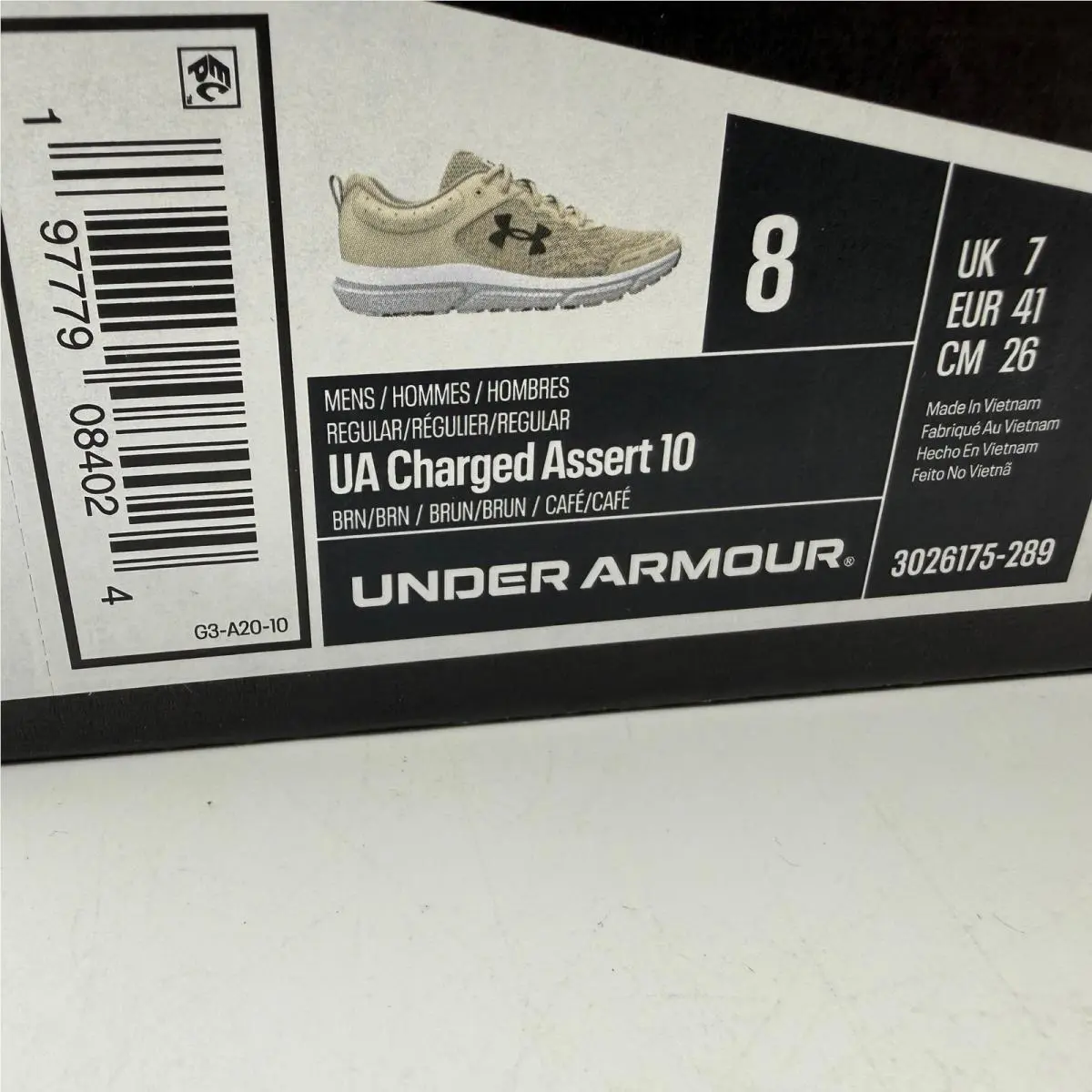 Under Armour shoes - UA Charged Assert 10 - Charged Assert - Brown 0