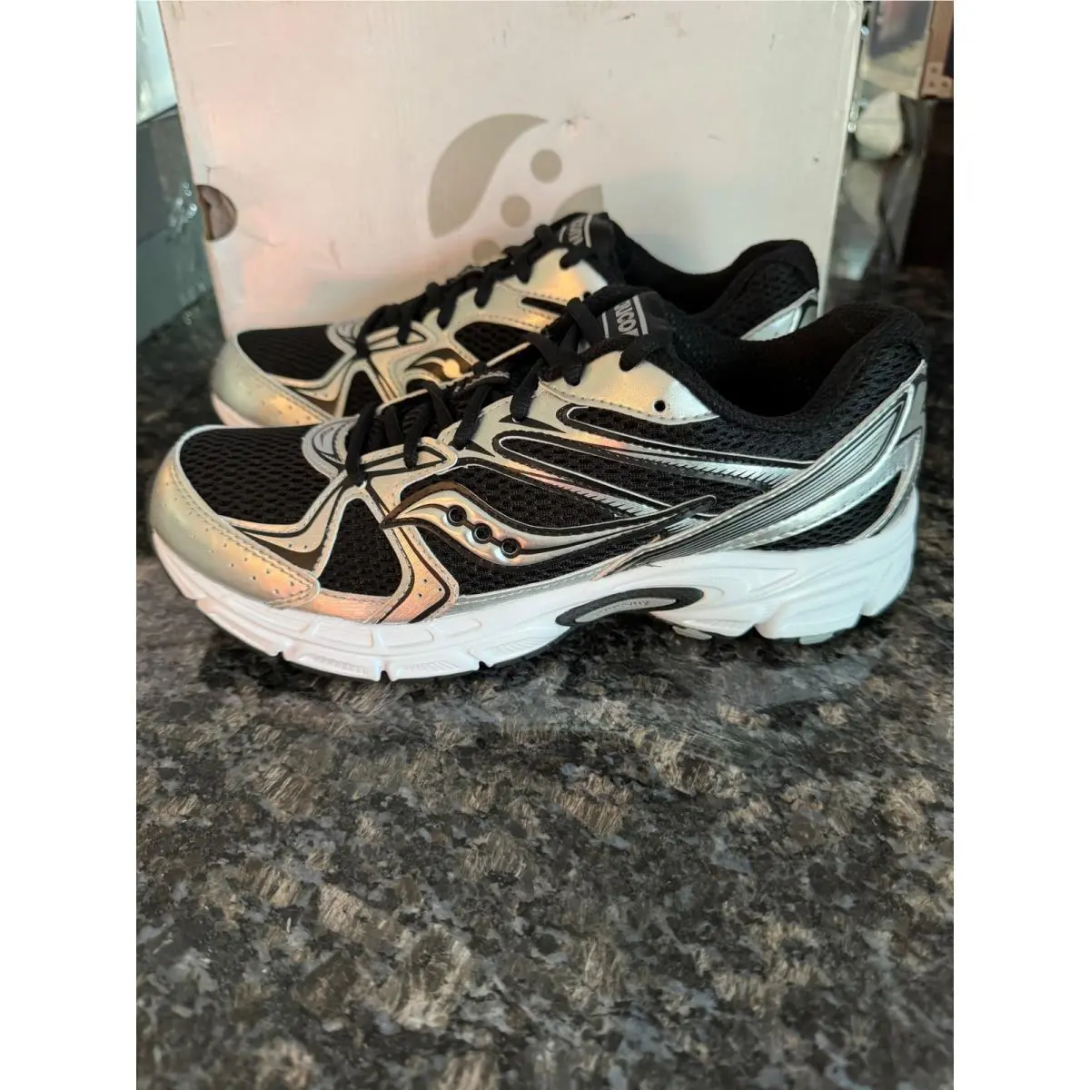 Saucony Originals Grid Cohesion 2 Millenium Black Womens Running Shoes S60812-7