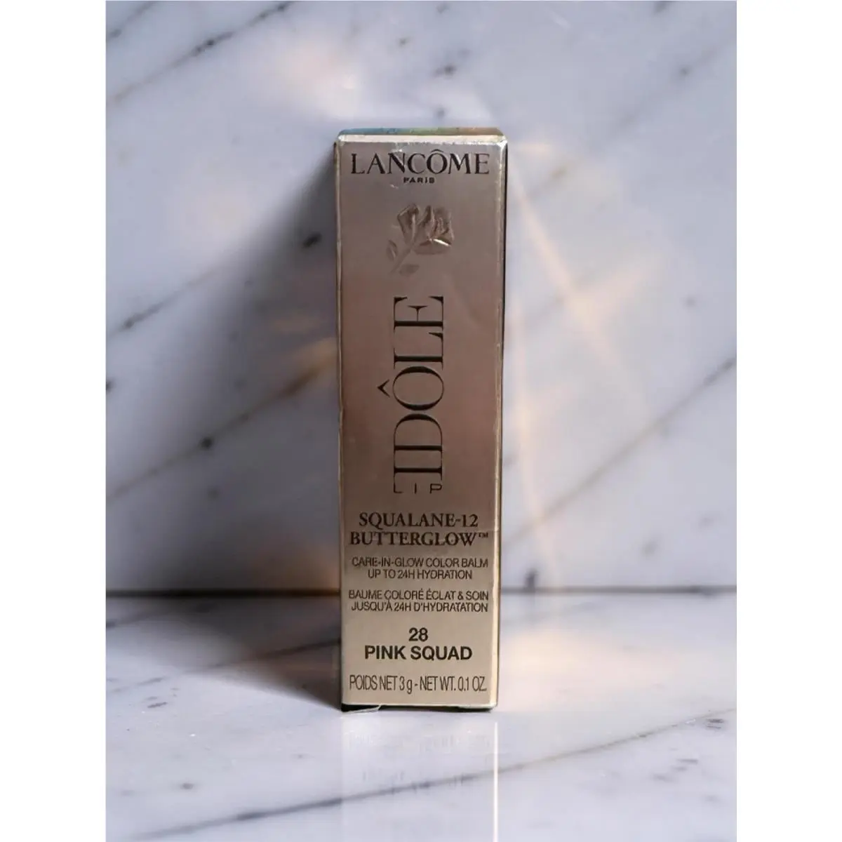 Lancome Lip Idole Squalane 12 Butterglow Care In Glow Balm 28 Pink Squad