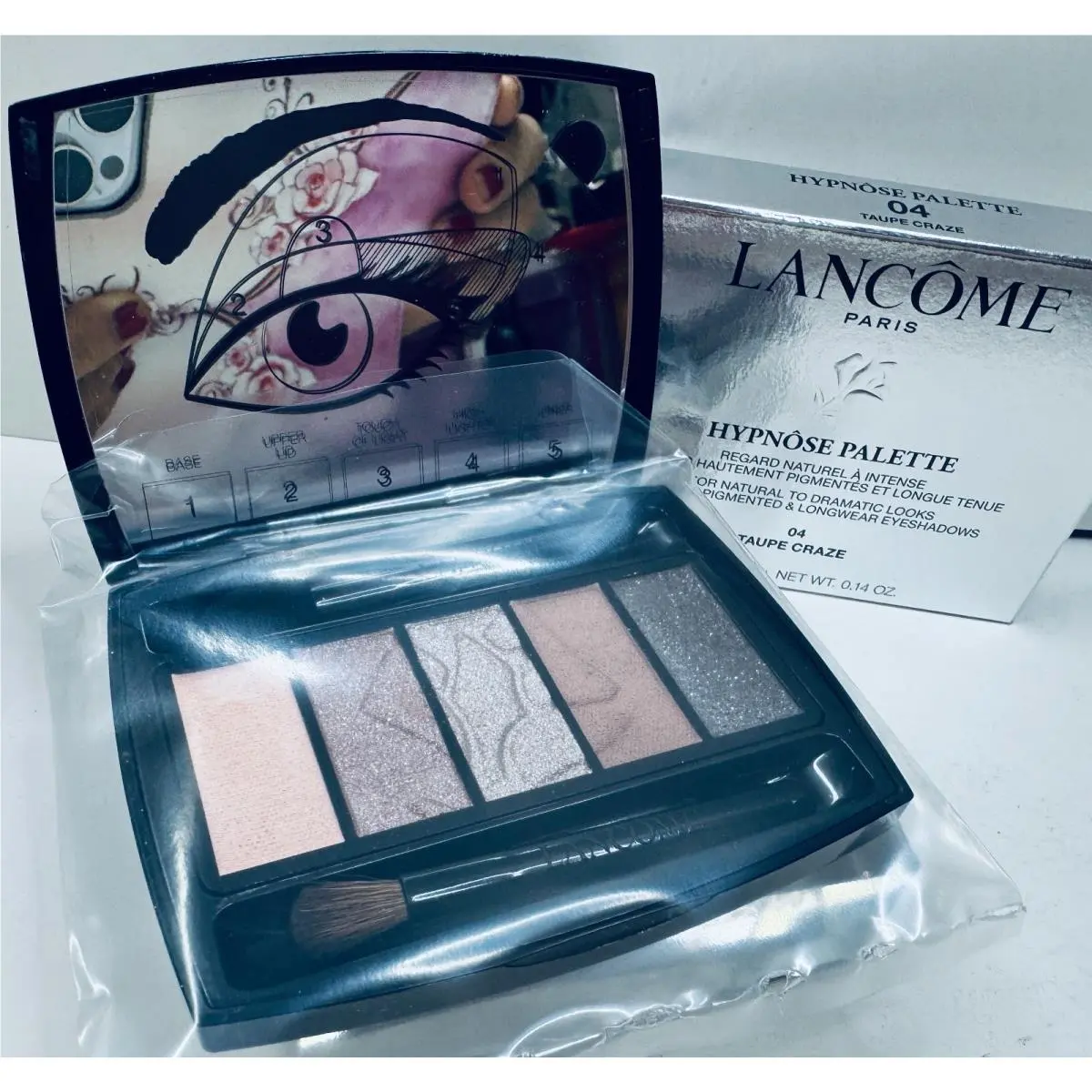 04 Taupe Craze Lancome Hypnose Palette 5-Color Eyeshadow F / S