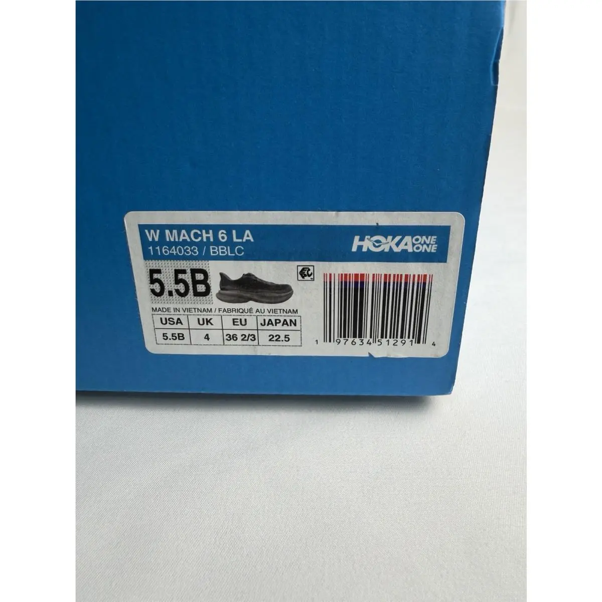 Hoka shoes - Hoka One One Mach 6 LA - 1164033-BBLC - Black (UPC: 0197634512914) 6