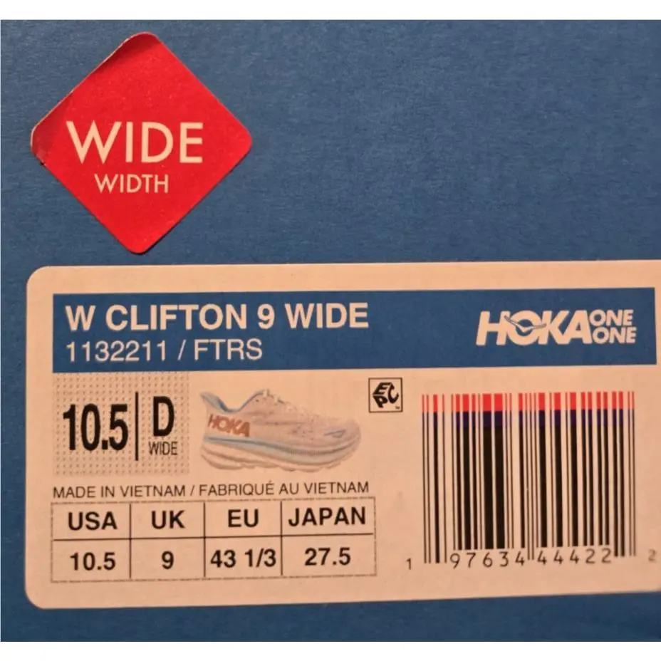 Hoka shoes - Hoka Clifton 9 - Clifton - 1132211FTRS105D - Frost/Rose Gold (UPC: 197634444222) 6