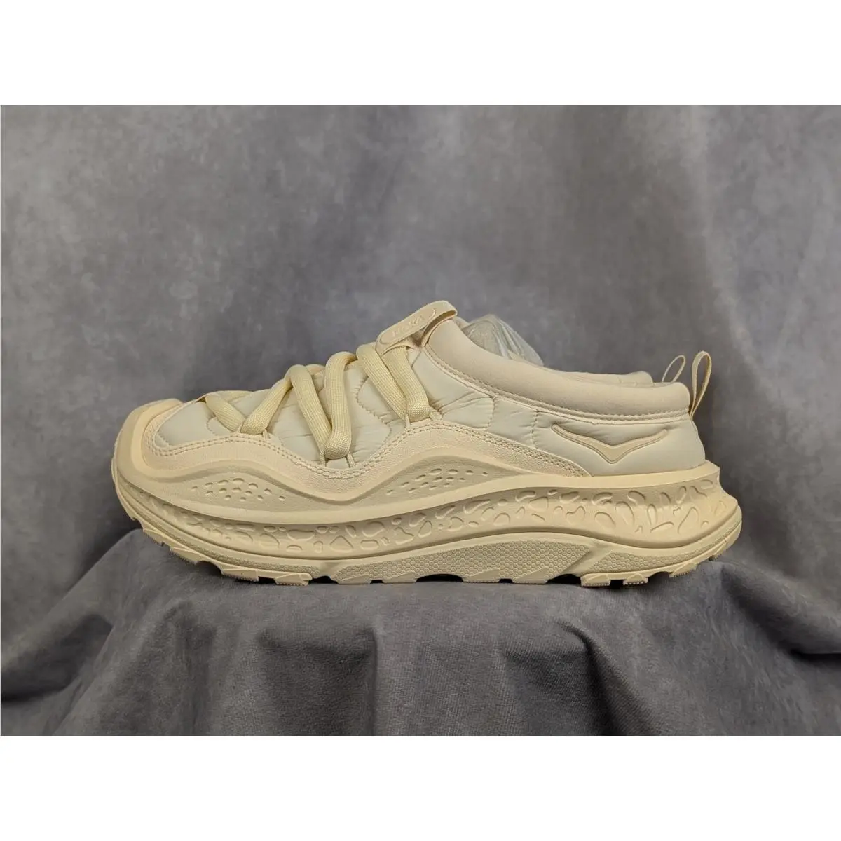 Hoka Ora Primo Vanilla Cream Recovery Slip On Shoes Womens 11.5 Mens 10.5 Nwob