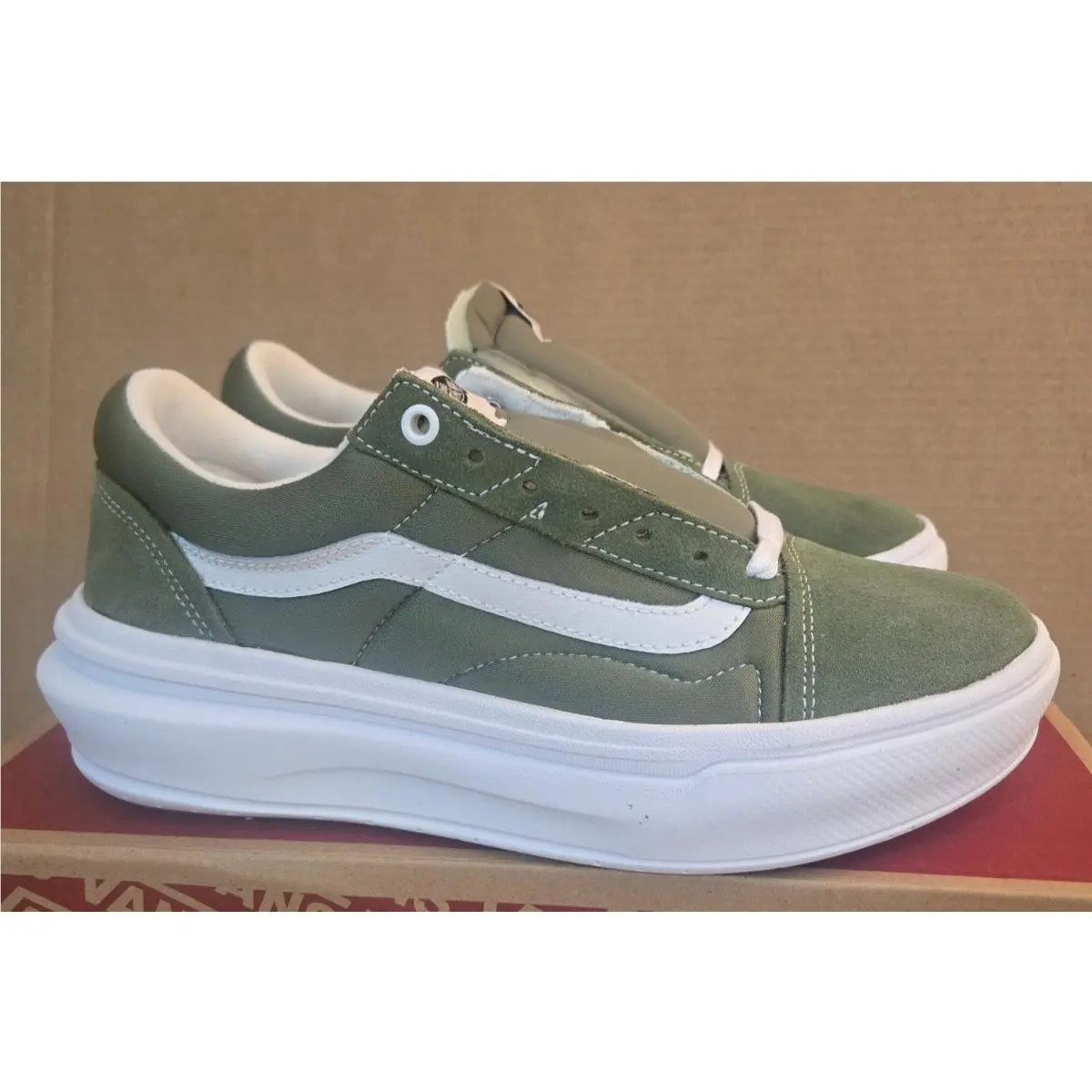Vans shoes - Vans Old Skool Overt CC - VN0A7Q5EZBF - Loden Green (UPC: 196573483989) 1