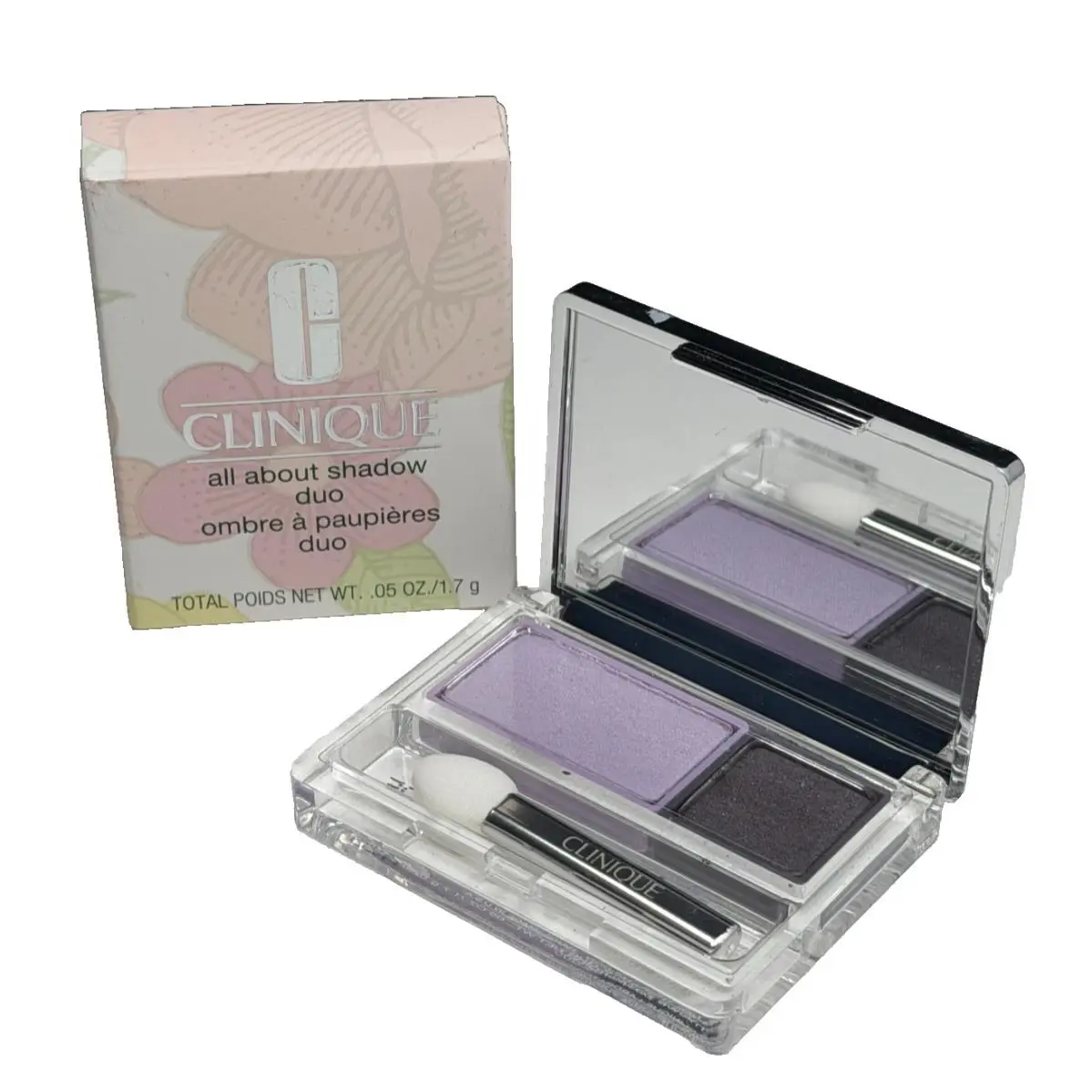 Clinique All About Shadow Duo 19 Blackberry Frost 0.05 oz 1.7g