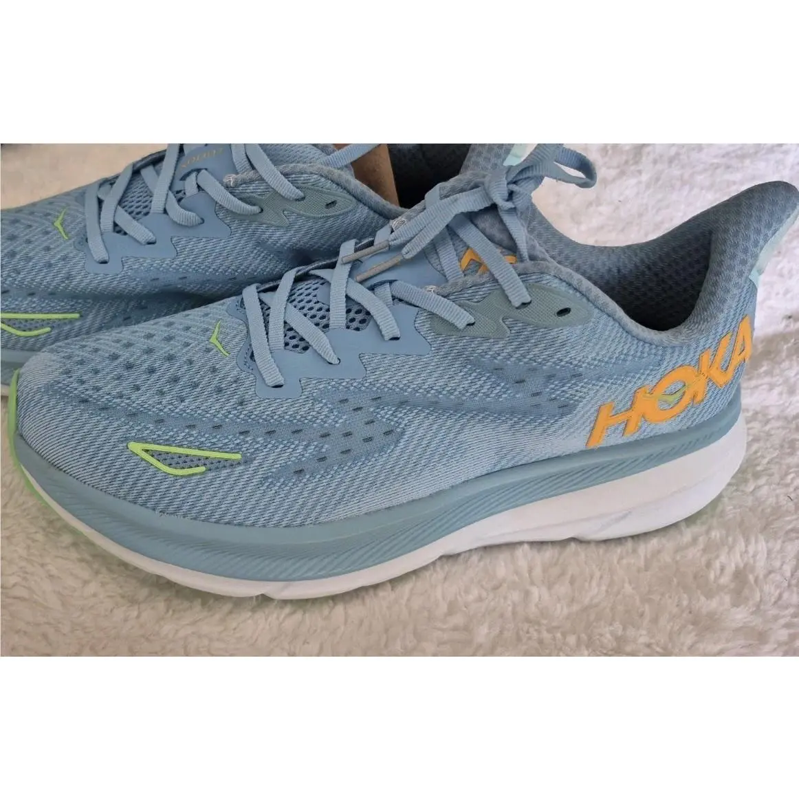 Hoka One One Clifton 9 Women`s 11.5 B Normal Width - Dusk Illusion Blu/or/gr