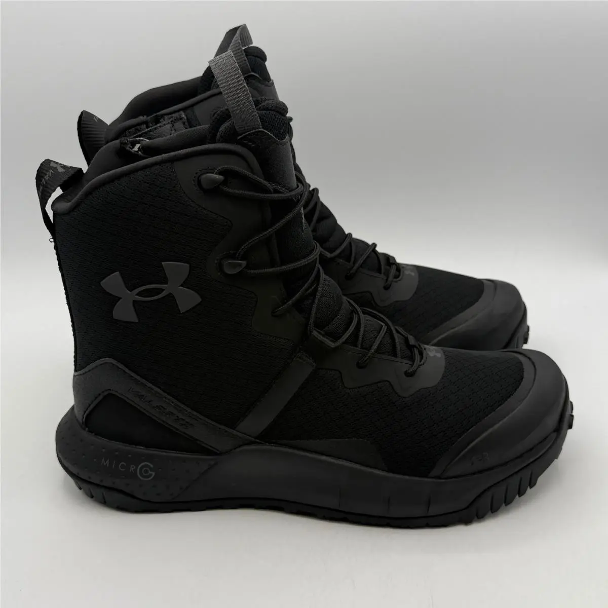 Under Armour Micro G Valsetz Zip Shoes Mens Size 8.5 Black Tactical 3023748-001