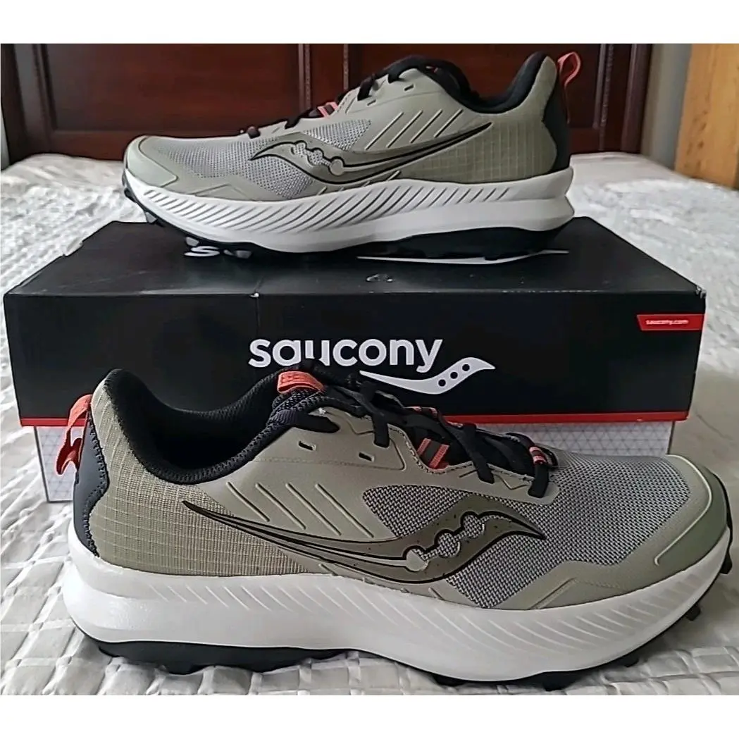 Saucony Blaze TR Trail Running Shoes Men`s 10 Coffee Black S20845-30