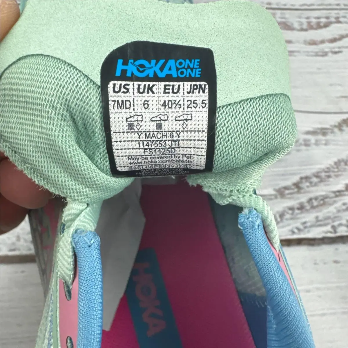 Hoka shoes - Hoka Mach 6 - Mach - Blue (UPC: 198605133732) 6