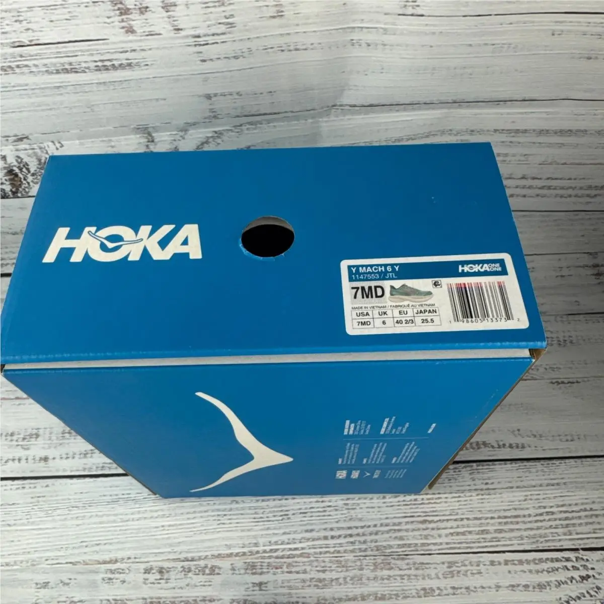Hoka shoes - Hoka Mach 6 - Mach - Blue (UPC: 198605133732) 7