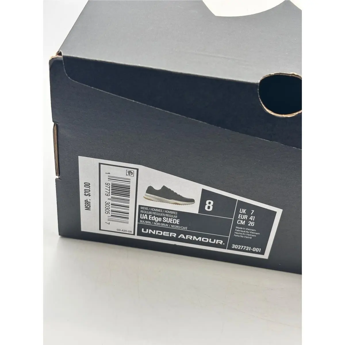 Under Armour shoes - UA Edge Suede - Edge Suede - Black 0