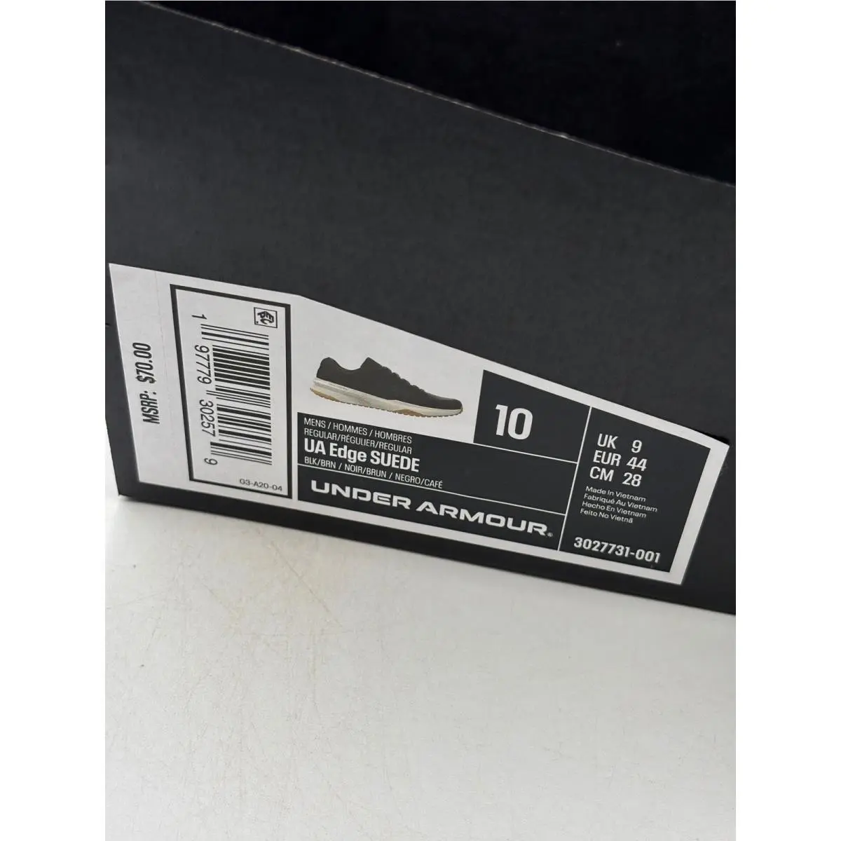 Under Armour shoes - UA Edge Suede - Edge Suede - Black 0