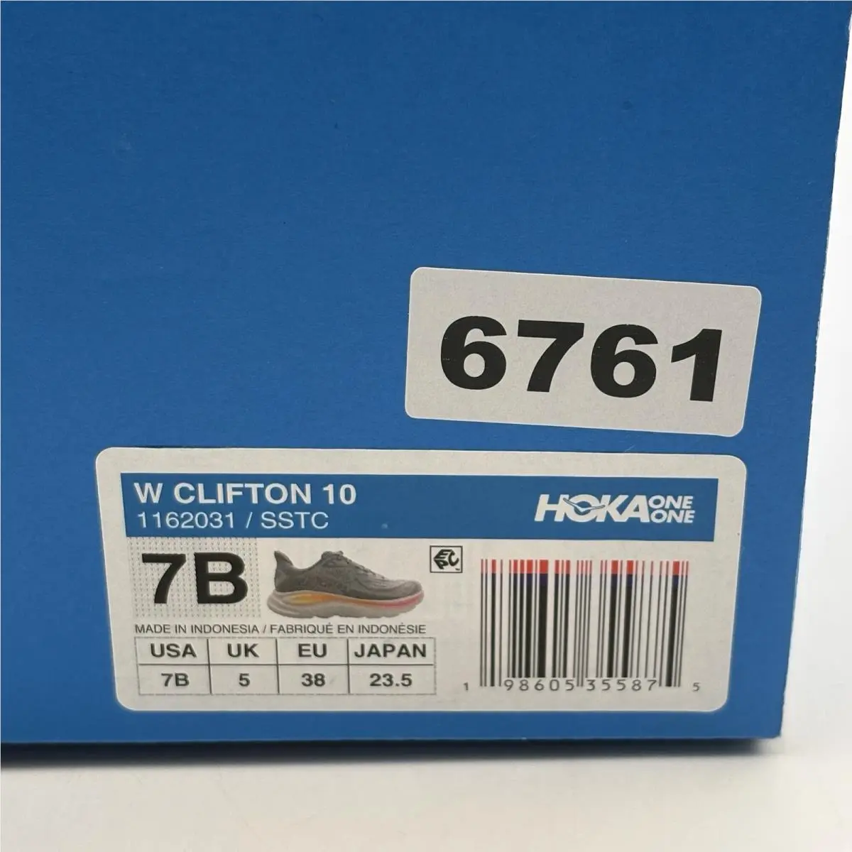 Hoka shoes - Hoka One One Clifton 10 - 1162031-SSTC - Gray 7