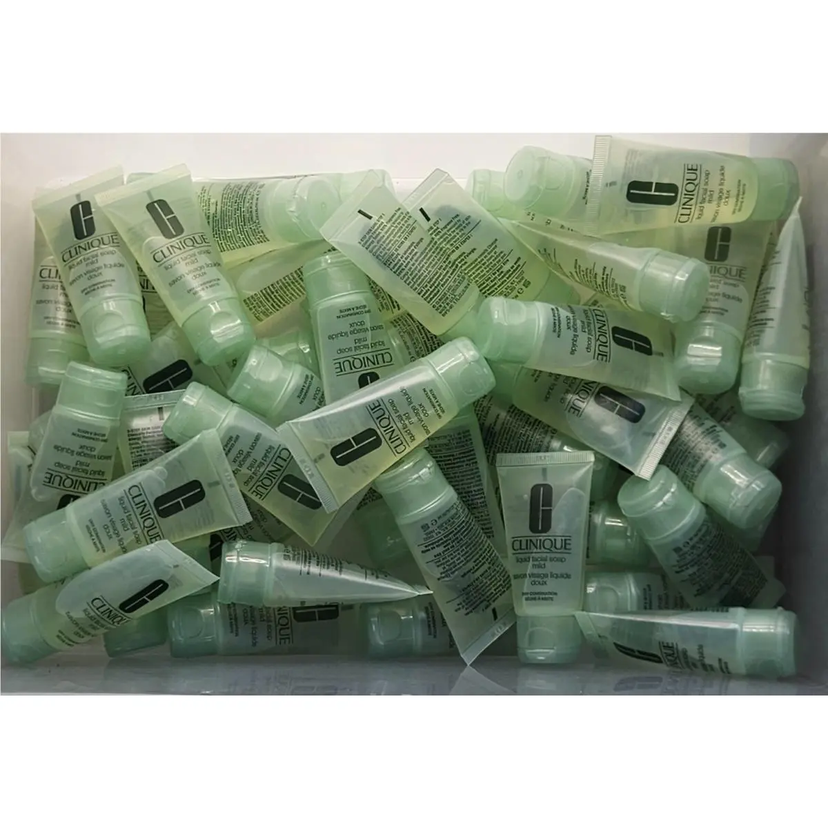 Lot of 50 Clinique Liquid Facial Soap Mild 1.0 oz/30ml Each Dry Combination Sk