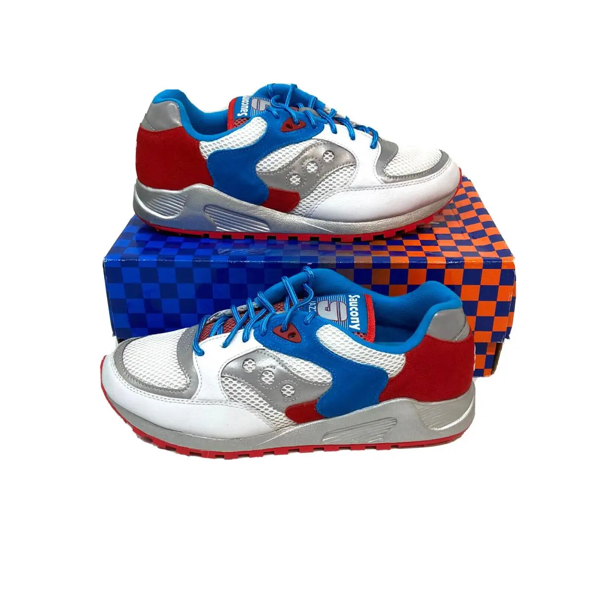 Saucony X Boston Children`s Hospital Running Shoes Mens 9 Womens 10.5 Jazz 4000