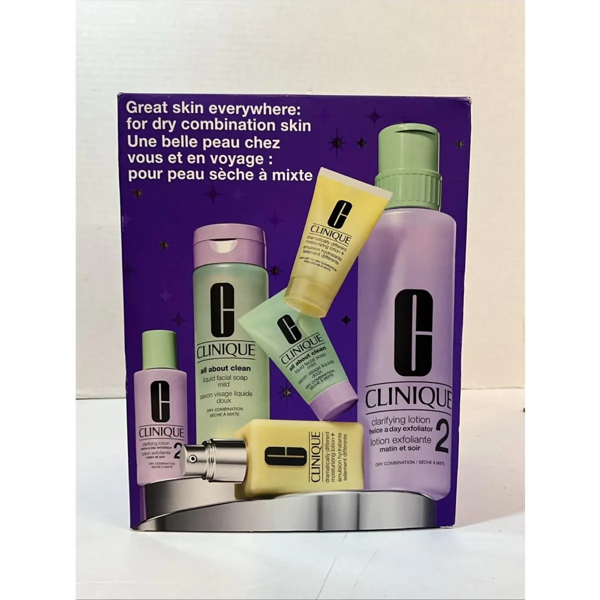 Clinique Great Skin Everywhere 3-Step Set For Dry Combination Skin Types 1 2