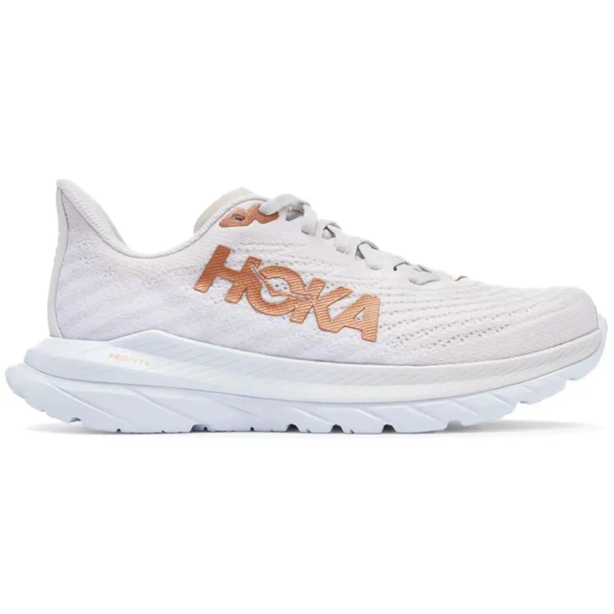 Hoka Men`s Mach 5 Running Shoes 13 US White /copper Retail Rare Color