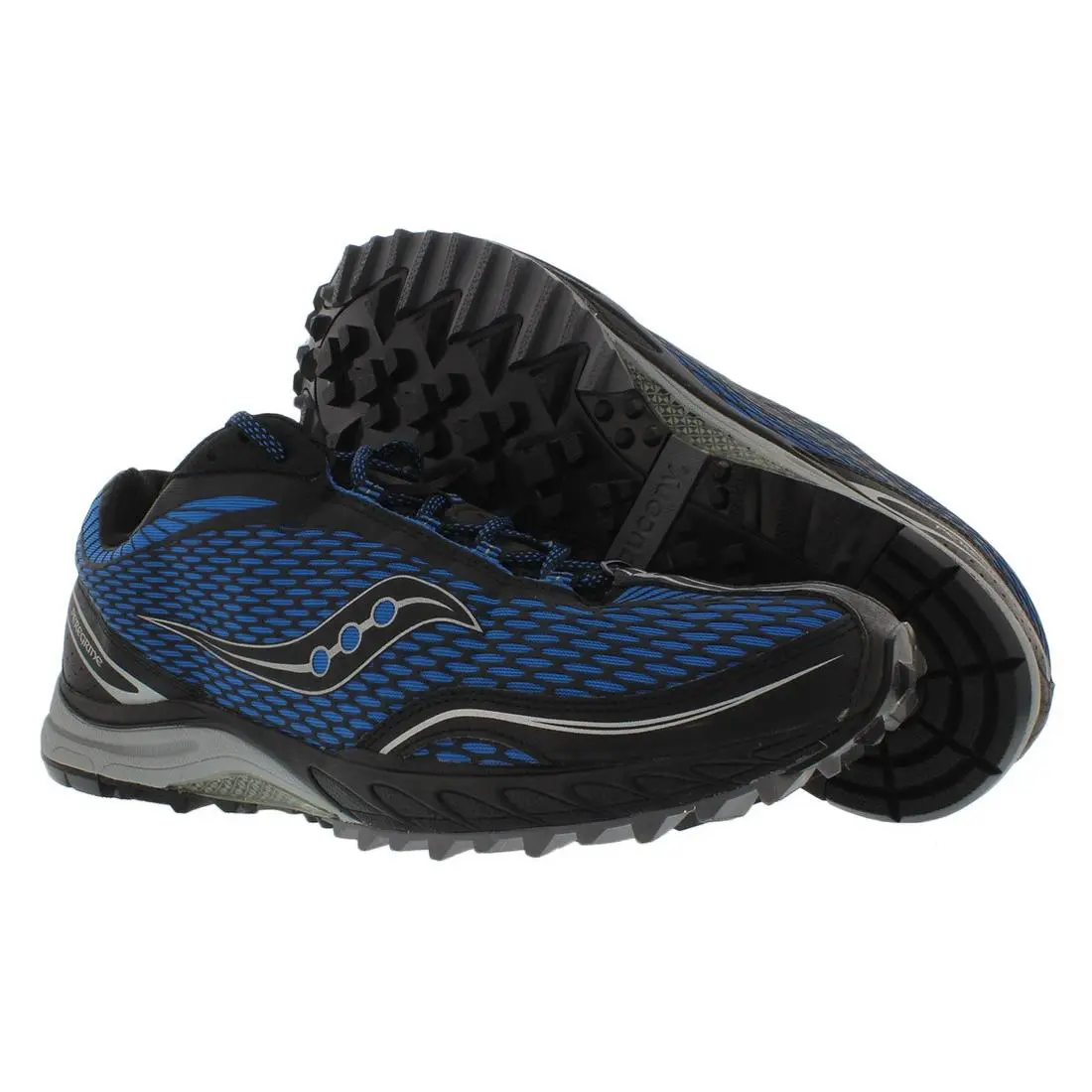 Saucony Progrid Peregrine Mens Shoes Size 12.5 Color: Black/blue