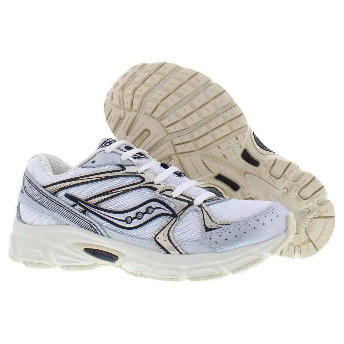 Saucony Ride Millennium Womens Shoes Size 7.5 Color: Silver/gilded - Silver/Gilded, Main: White