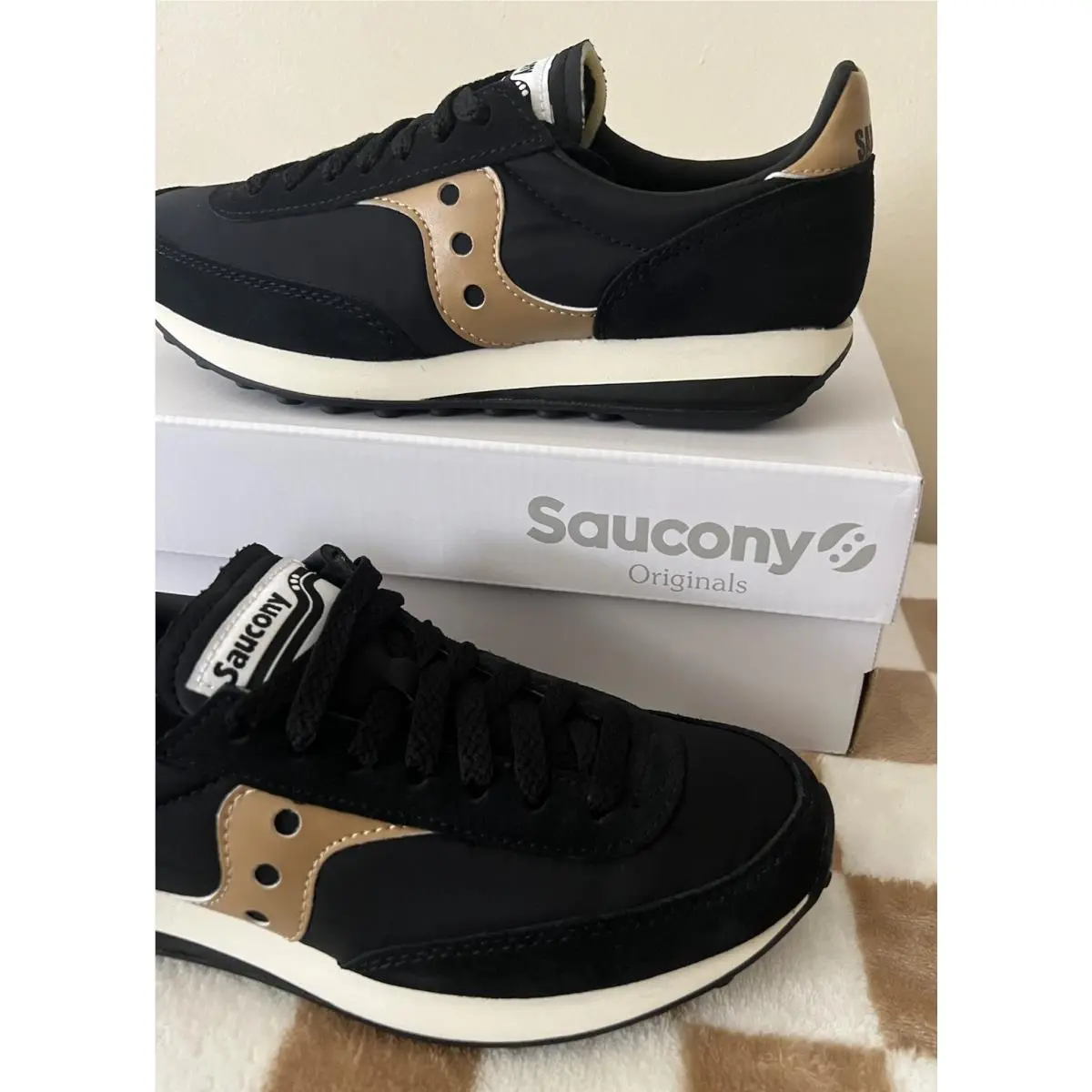 Saucony shoes - Sauncony Trainer 80 - Sauncony Trainer - S70884-14 - Black/Gold 2