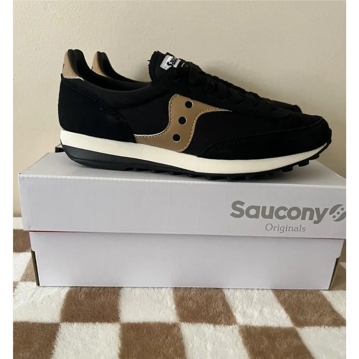 Saucony shoes - Sauncony Trainer 80 - Sauncony Trainer - S70884-14 - Black/Gold 0
