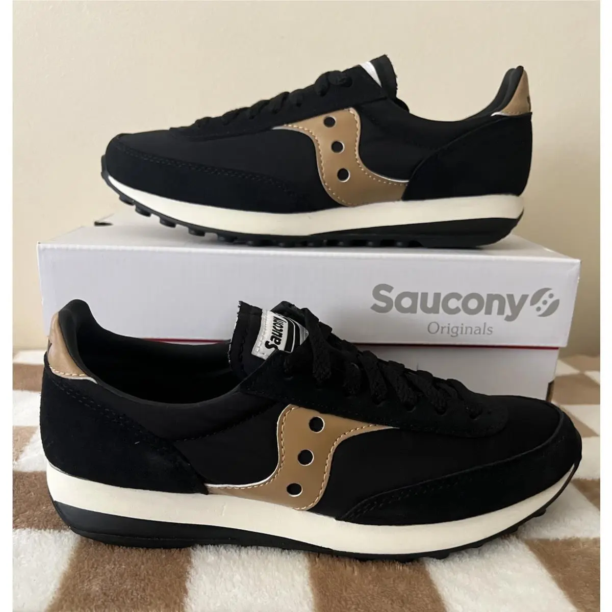 Saucony shoes - Sauncony Trainer 80 - Sauncony Trainer - S70884-14 - Black/Gold 1