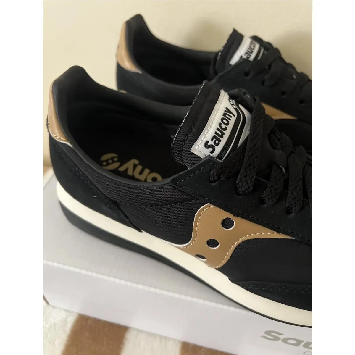 Saucony shoes - Sauncony Trainer 80 - Sauncony Trainer - S70884-14 - Black/Gold 4
