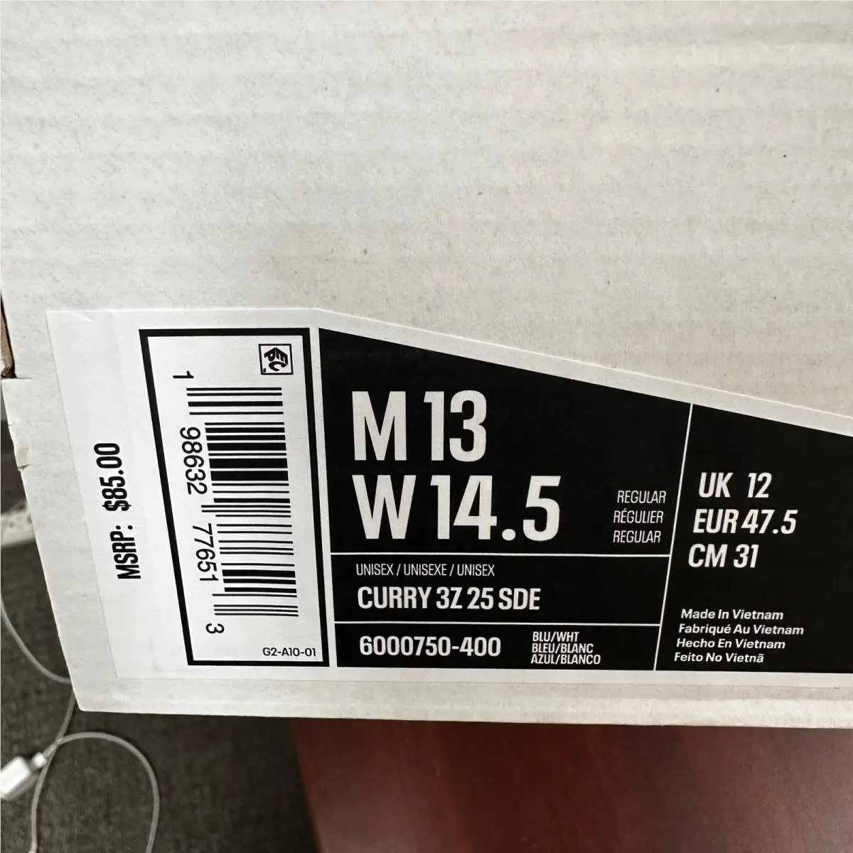 Under Armour shoes - Under Armour Curry 3Z 25 SDE - Blue 5