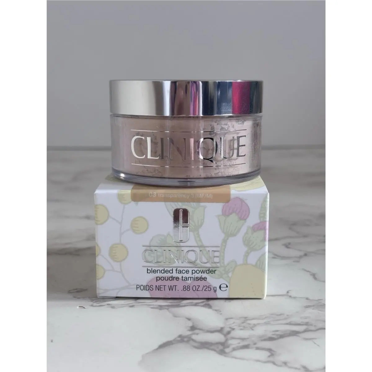 03 Transparency 3 Clinique Blended Face Powder Full Size 0.88 oz / 25g
