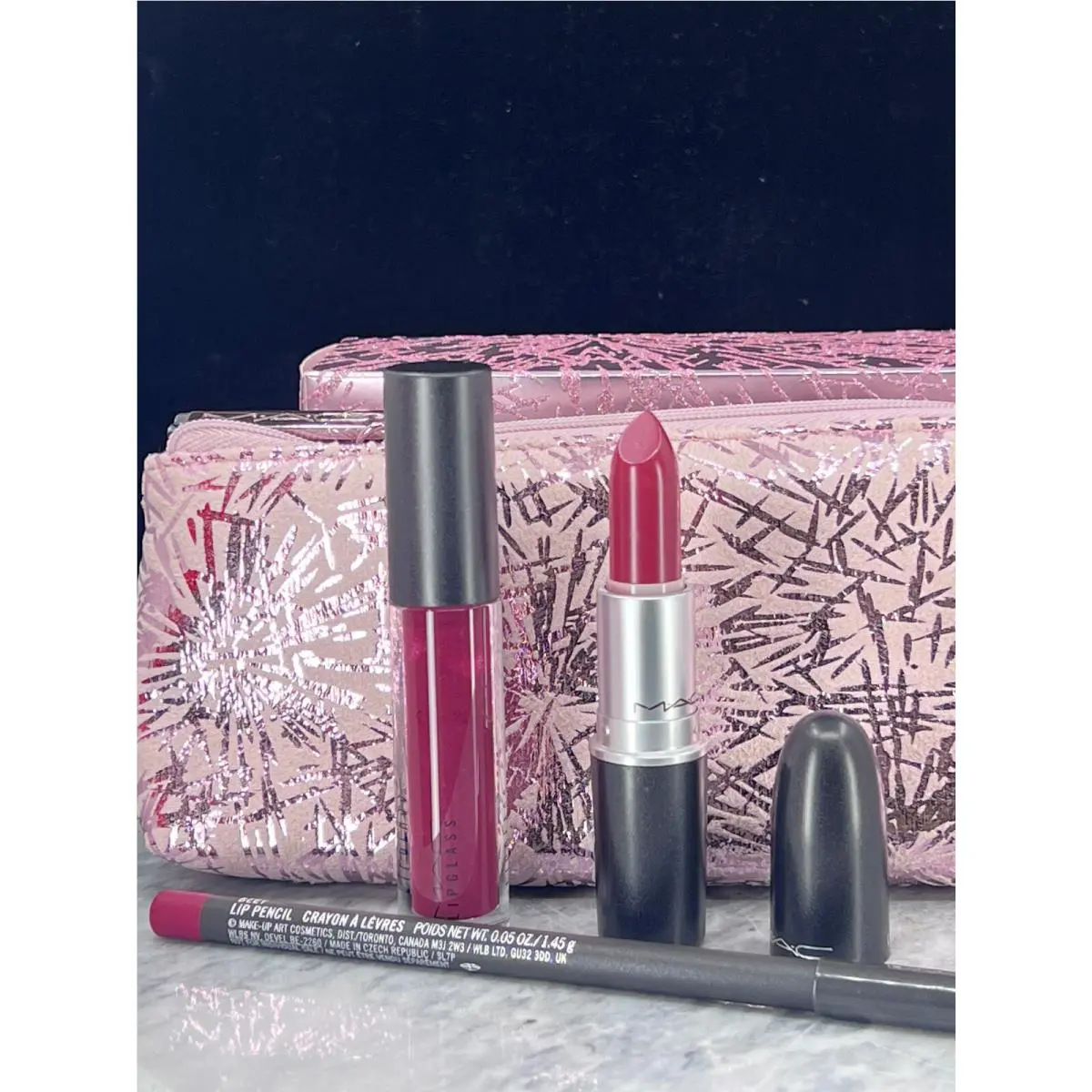 Mac Firewerk IT Lip Kit Berry 3 Piece Set