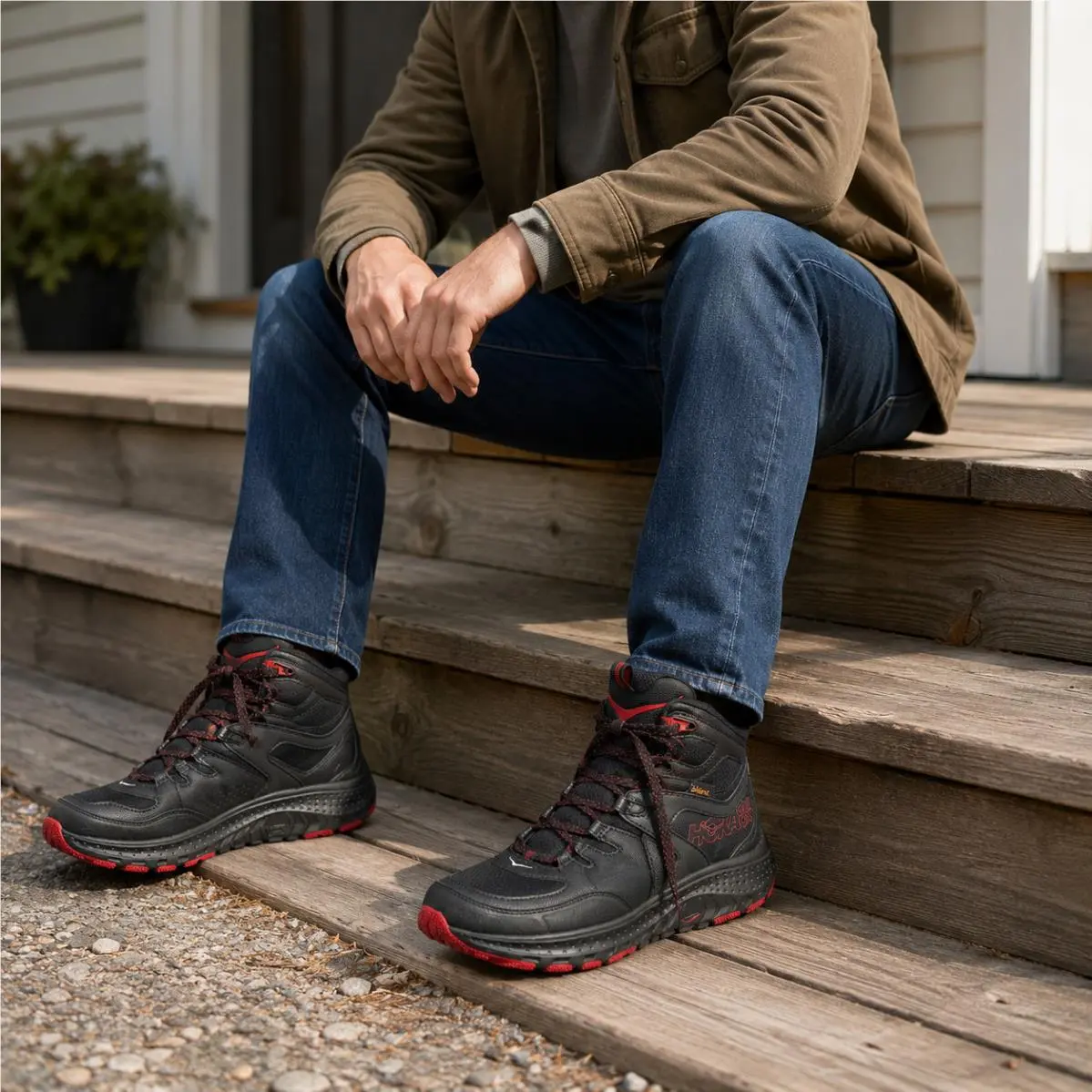 Hoka shoes - Hoka One One Tor Tech - Black 5