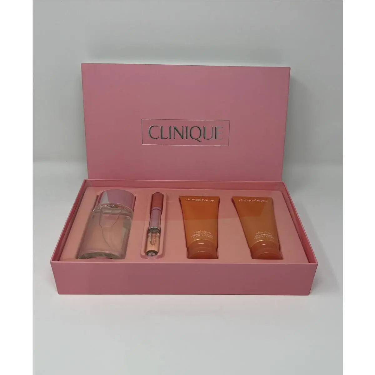 Clinique Filled with Happiness Fragrance 4 Piece Gift Set