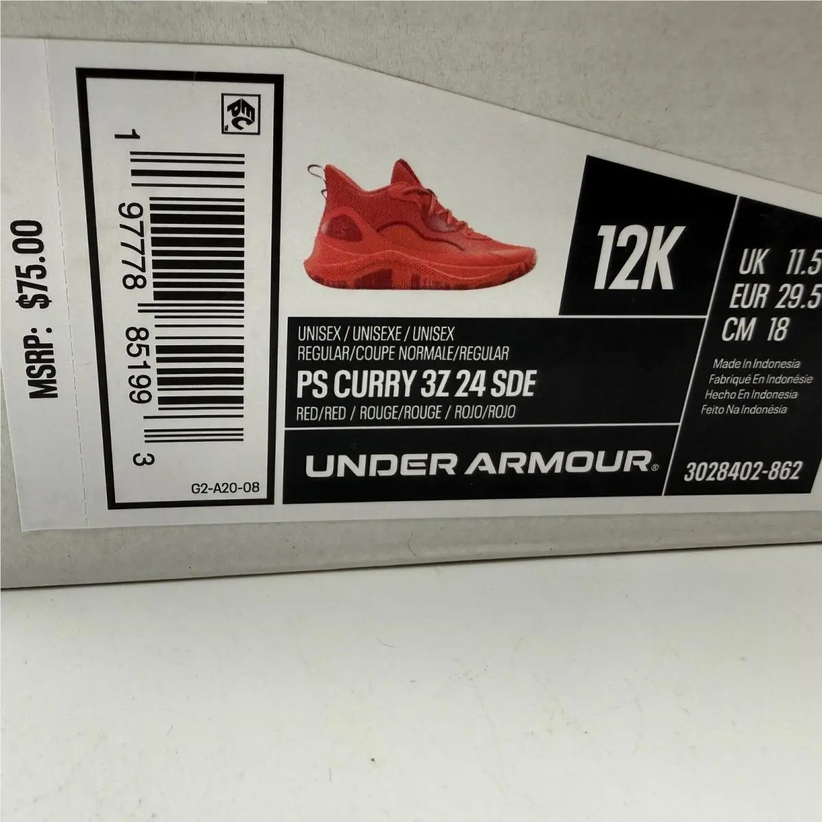 Under Armour shoes - Curry 3Z 24 SDE - Curry SDE - Red 0