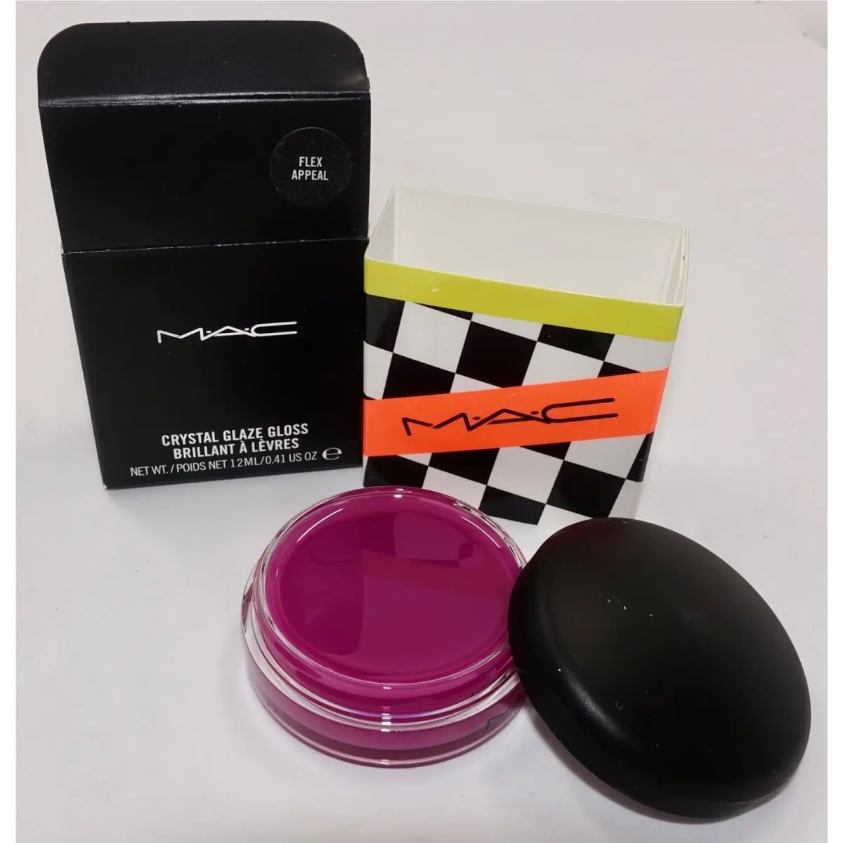 Mac Crystal Glaze Gloss Lips -flex Appeal- 0.41 FL OZ Vintage