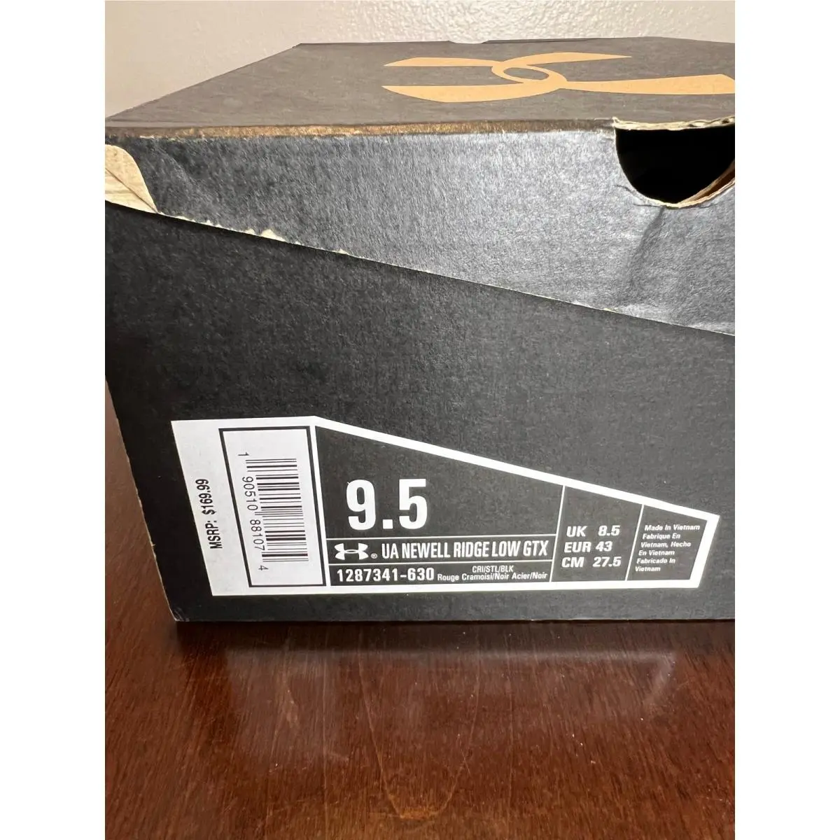 Under Armour shoes - UA Newell Ridge Low GTX - 1287341-630 - Red 7