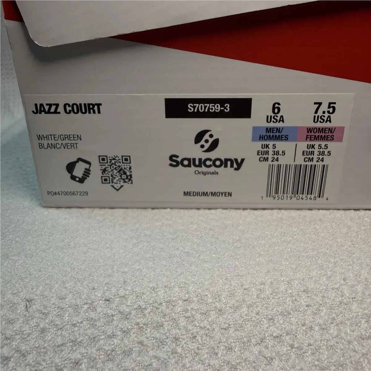 Saucony shoes - Saucony Jazz - Jazz - S70759-3 - White 9