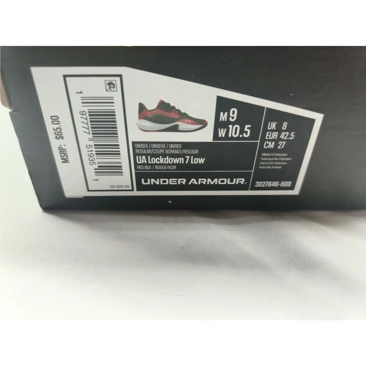 Under Armour shoes - Under Armour Lockdown - Lockdown - Red 7