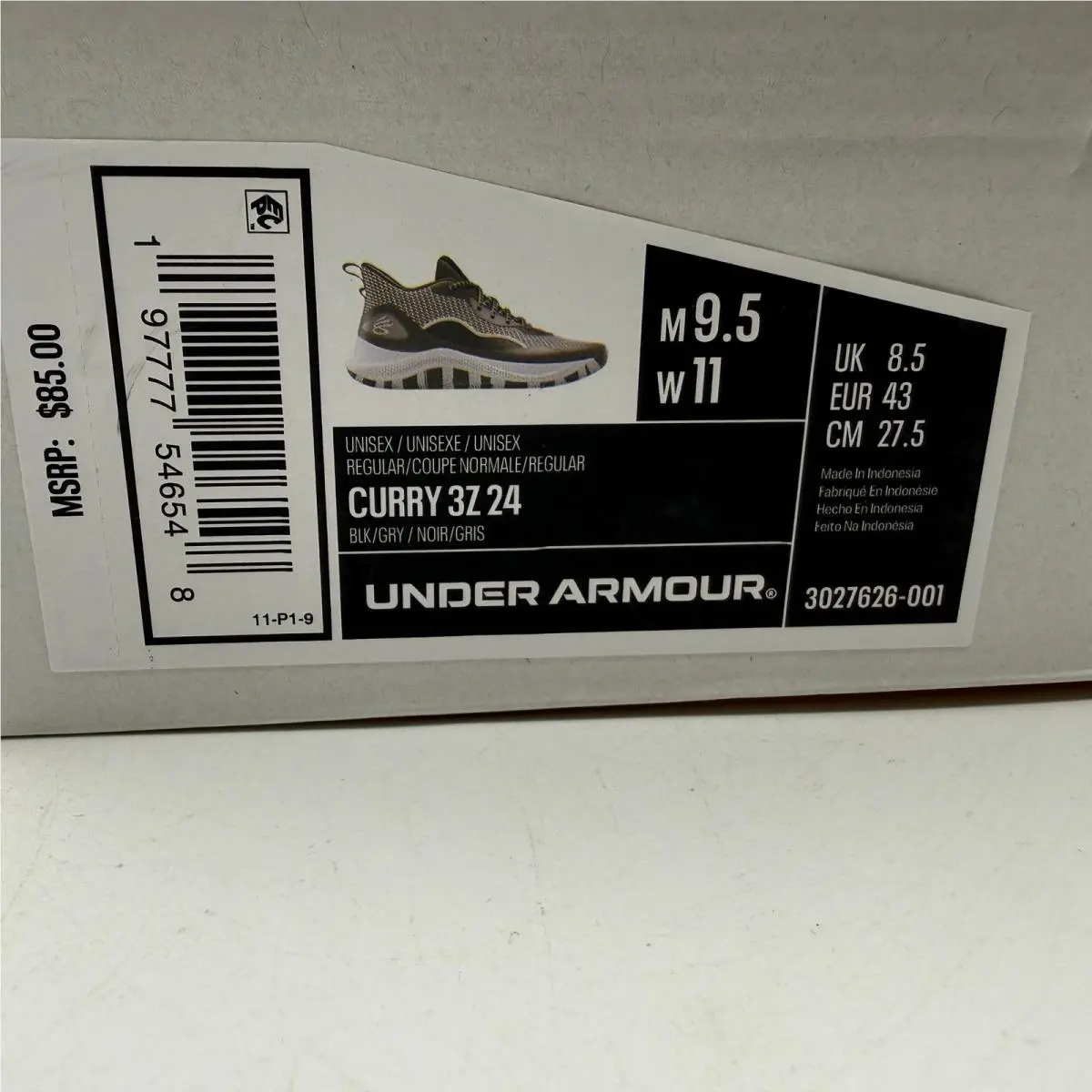 Under Armour shoes - Curry 3Z24 - Curry - Black 0