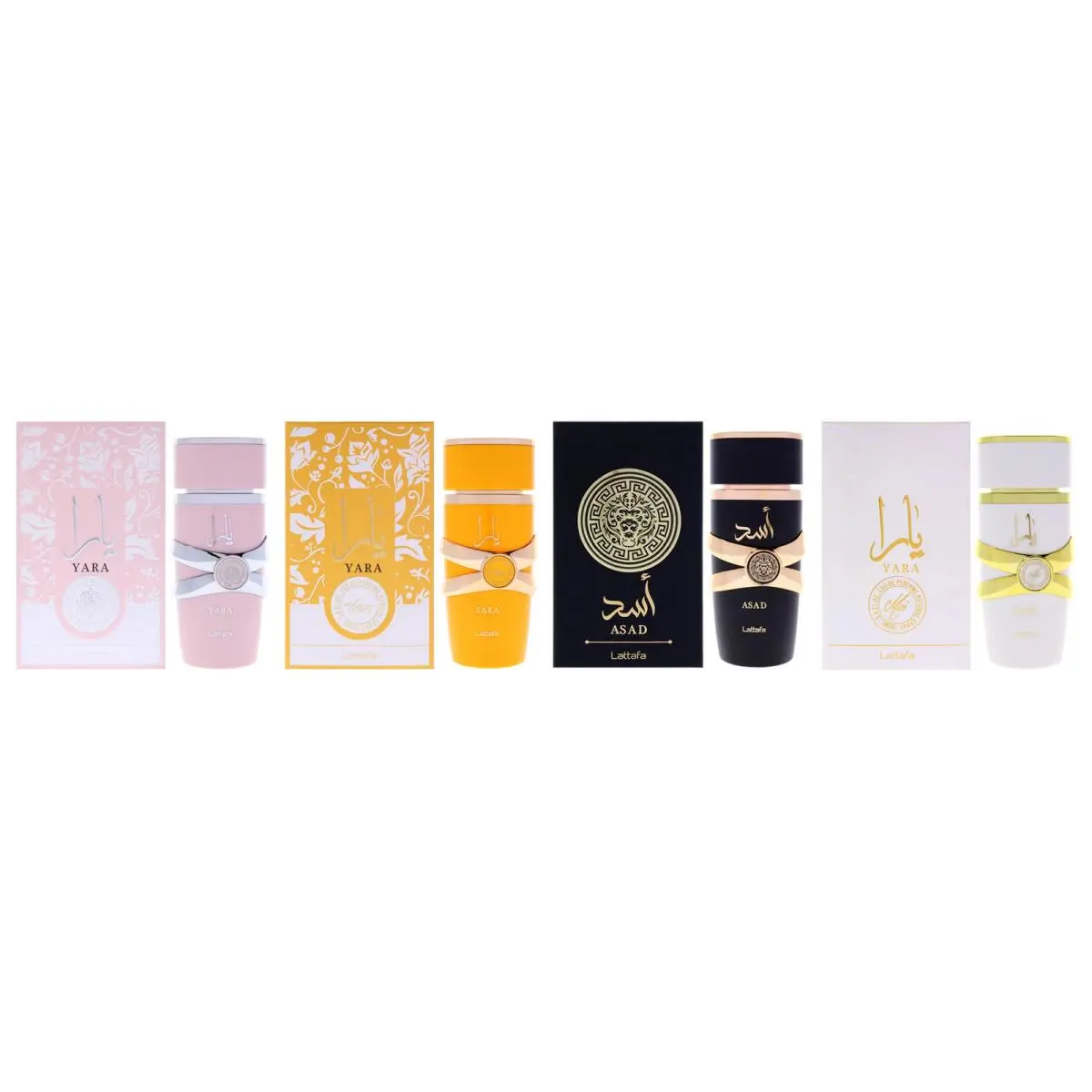 Lattafa Kit by Lattafa For Unisex - 4 Pc Kit 3.4oz Edp Spray