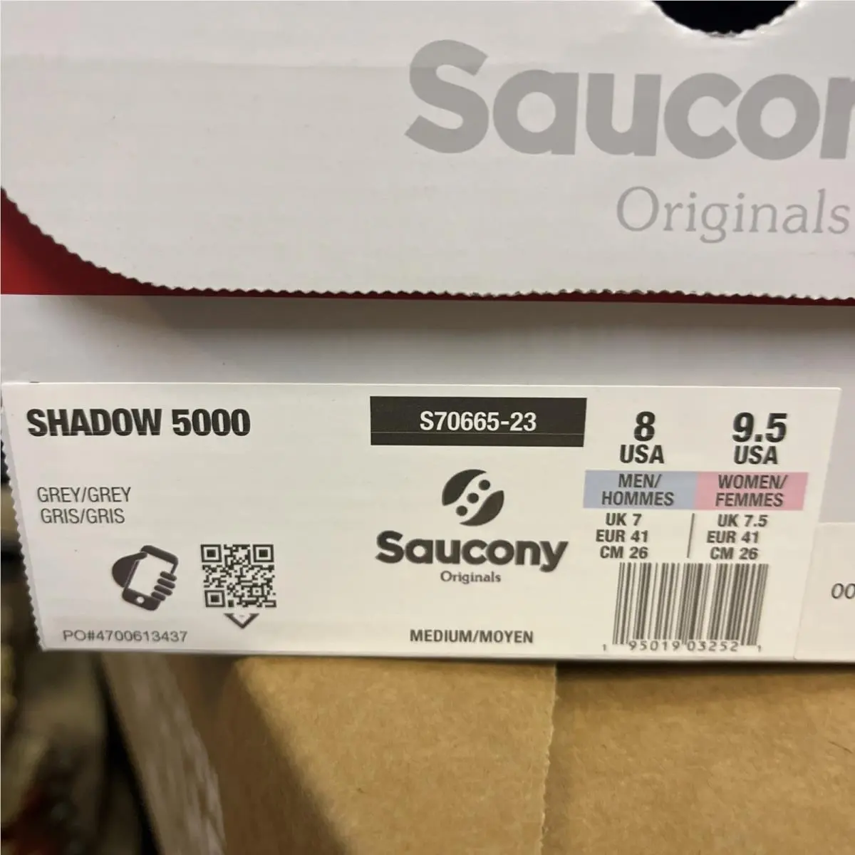 Saucony shoes - Saucony Shadow 5000 - Shadow - S70665-23 - Gray 1